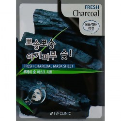 Купить 3W Clinic Fresh Charcoal Mask Sheet 23 ml Киев, Украина