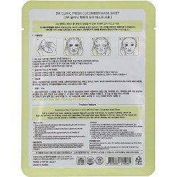 Состав 3W Clinic Fresh Cucumber Mask Sheet 23 ml