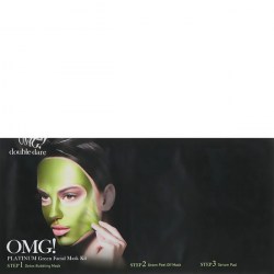 Купить Double Dare OMG! 3 in 1 Platinum Green Facial Mask Kit 14.7 g Киев, Украина