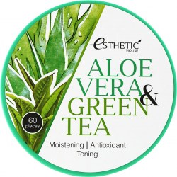 Купить Esthetic House Aloe Vera Green Tea Hydrogel Eye Patch 60 pcs Киев, Украина
