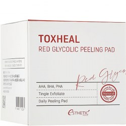Купить пилинг пады Esthetic House Toxheal Red Glycolic Peeling Pads 100 pcs