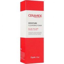 Купить пенку для умывания FarmStay Ceramide Moisture Cleansing Foam 180 ml