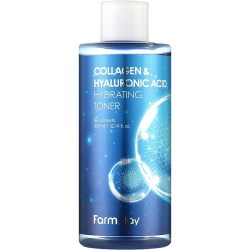 Купить FarmStay Collagen Hyaluronic Acid Hydrating Toner 300 ml Киев, Украина