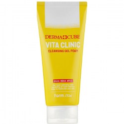 Купить FarmStay Derma Cube Vita Clinic Cleansing Gel Foam Киев, Украина