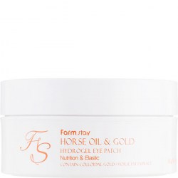 Купить патчи для глаз FarmStay Horse Oil Gold Hydrogel Eye Patch 60 pcs