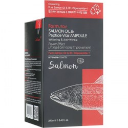 Купить сыворотку для лица FarmStay Salmon Oil Peptide Vital Ampoule 250 ml