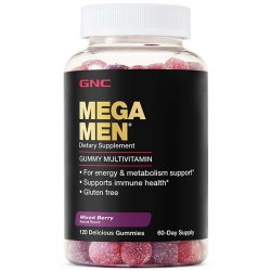 Купить GNC Mega Men Gummy Multivitamin Mixed Berry 60 pcs Киев, Украина