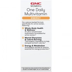 Купить мультивитамины для женщин GNC Women’s One Daily Multivitamin Energy 60 pcs