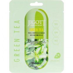 Купить Jigott Green Tea Real Ampoule Mask 27 ml Киев, Украина