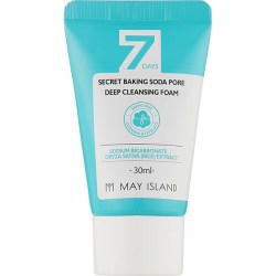 Купить May Island 7 Days Secret Baking Soda Pore Deep Cleansing Foam 30 ml Киев, Украина