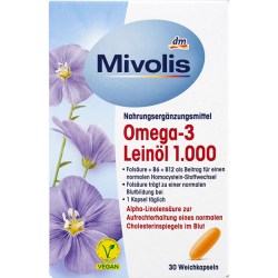 Купить Mivolis Omega-3 Linseed Oil 30 pcs Киев, Украина