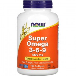 Купить Now Foods Omega 3-6-9 1000 mg 180 pcs Киев, Украина