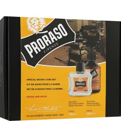 Купить набор для бороды Proraso Duo Pack Beard Balm + Shampoo Wood Spice