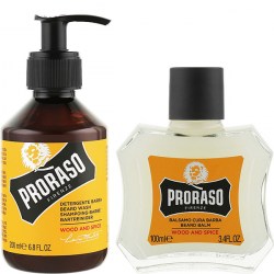 Купить Proraso Duo Pack Beard Balm + Shampoo Wood Spice Киев, Украина