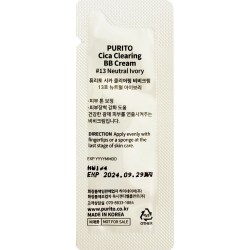 Состав Purito Cica Clearing BB Cream 13 1ml