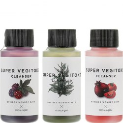 Купить набор детокс-гелей для умывания Wonder Bath Super Vegitoks Cleanser Kit